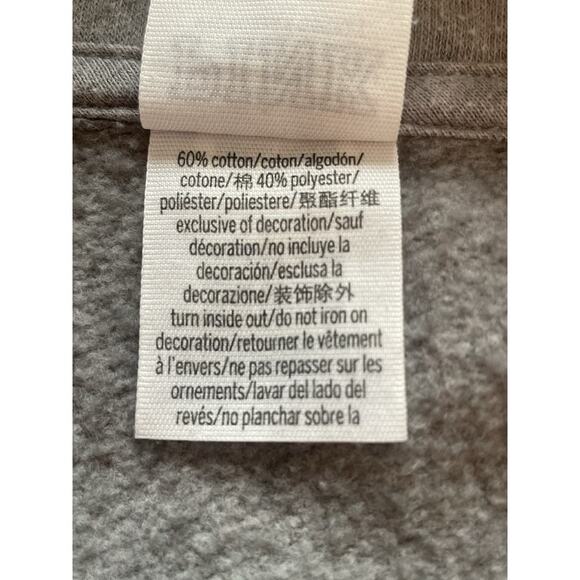 Pink Victoria's Secret Women Sweatshirt Medium Spell out M 1/4 Zip Mock Neck VS - Picture 9 of 10